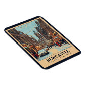 Vintag Newcastle Magnet (Rechte Seite)