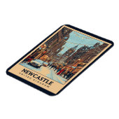 Vintag Newcastle Magnet (Linke Seite)