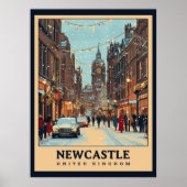 Vintag Newcastle Poster (Vorne)