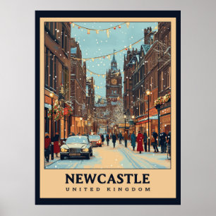 Vintag Newcastle Poster