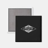 Vintag Newport Magnet (Vorderseite/Rückseite)