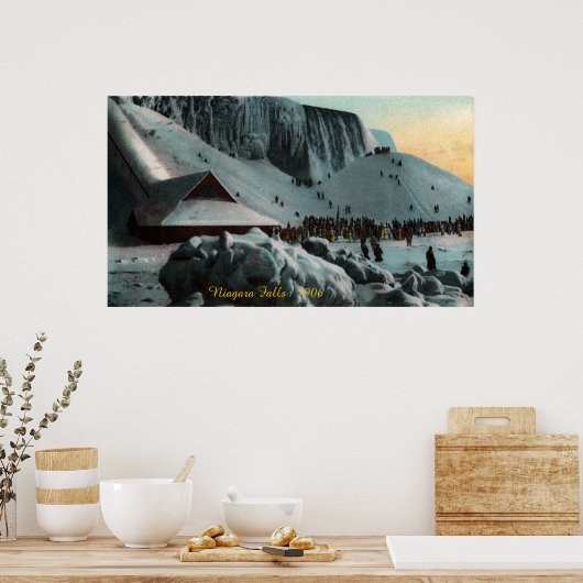 Vintag Niagara Falls Ice Poster (Küche)