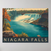 Vintag Niagara Falls Travel Poster (Vorne)