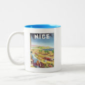 Vintag Nice France Kaffeemaschine Tasse (Links)