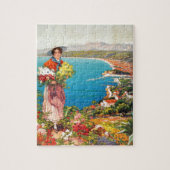 Vintag Nice Reine Cote D'Azur Puzzle (Vertikal)