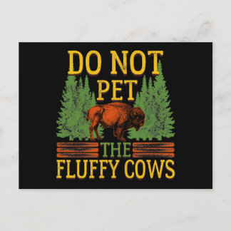 Vintag nicht mit dem amerikanischen Bison der flie Postkarte