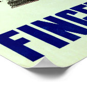 Vintag nicht verbreiten Krankheit Poster (Ecke)