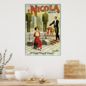 Vintag Nicola Magician Poster (Küche)