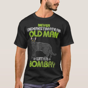 Vintag nie einen alten Mann mit Bombe unterschätze T-Shirt
