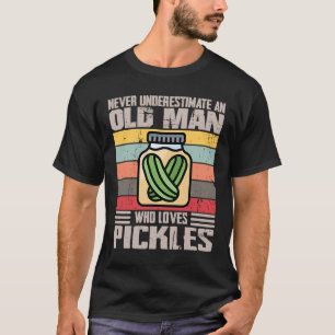 Vintag nie einen alten Mann unterschätzen, der Lie T-Shirt