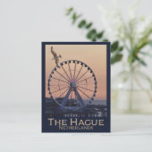 Vintag Niederlande Das Haager Riesenrad Postkarte (Stehend Vorderseite)