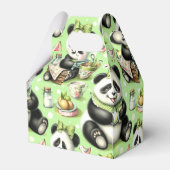 Vintag Niedlich Baby Panda Geschenkschachtel (Rückseite)