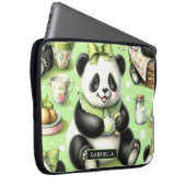 Vintag Niedlich Baby Panda Laptopschutzhülle (Vorne Rechts)