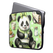 Vintag Niedlich Baby Panda Laptopschutzhülle (Vorderseite Links)