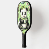Vintag Niedlich Baby Panda Pickleball Schläger (Links)