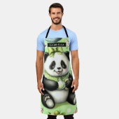 Vintag Niedlich Baby Panda Schürze (Getragen)