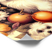 Vintag Niedlich maltesisch Poster (Ecke)