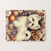 Vintag Niedlich maltesisch Puzzle (Horizontal)