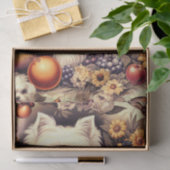 Vintag Niedlich maltesisch Seidenpapier (Geschenk)