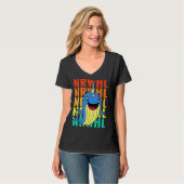 Vintag Niedlich Narwhal T-Shirt (Vorderseite Vollansicht)