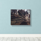 Vintag Night Owl Rackham Leinwanddruck (Insitu (Holzboden))