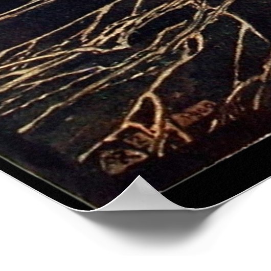 Vintag Night Owl Rackham Poster (Ecke)