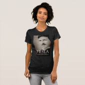 Vintag Nikola Tesla Foto T-Shirt (Vorne ganz)