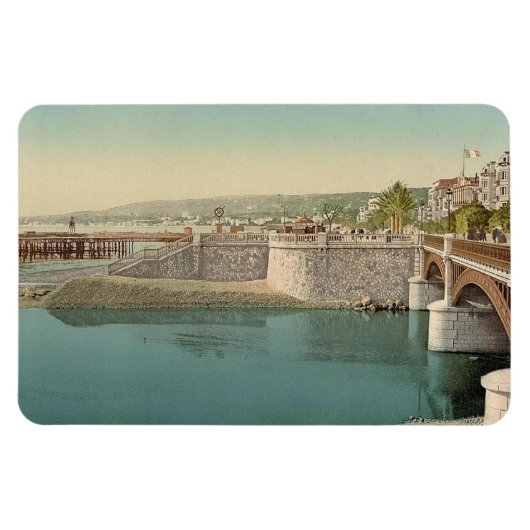 Vintag Nizza, Frankreich - Magnet (Horizontal)