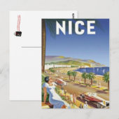 Vintag Nizza, Frankreich - Postkarte (Vorne/Hinten)