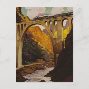 Vintag Nizza, Frankreich - Postkarte