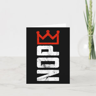 Vintag No Kings Protest Signatur vertikal Karte