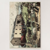 Vintag Noah's Ark von Currier & Ives Poster Puzzle (Vertikal)
