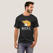 Vintag Nope Fox Niedlich Fox T-Shirt (Vorne ganz)