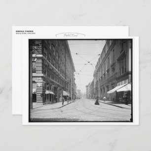 Vintag Norfolk, VA: Granby Street (1905) Postkarte