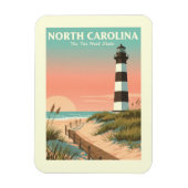 Vintag North Carolina Magnet (Vertikal)