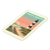 Vintag North Carolina Magnet (Linke Seite)