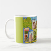 Vintag North Carolina Postcard Kaffeetasse (Links)