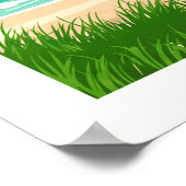 Vintag North Carolina Poster (Ecke)