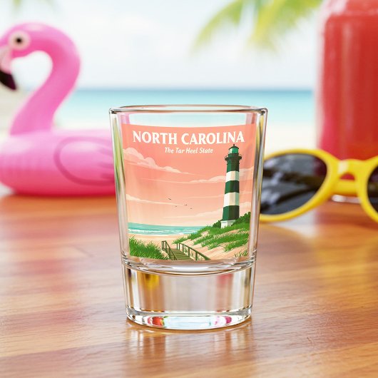 Vintag North Carolina Schnapsglas