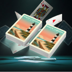 Vintag North Carolina Spielkarten