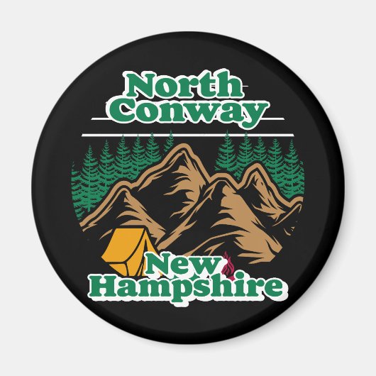 Vintag North Conway New Hampshire Magnet (Vorne)