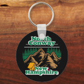 Vintag North Conway New Hampshire Schlüsselanhänger (Vorderseite)