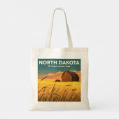 Vintag North Dakota Tragetasche (Rückseite)