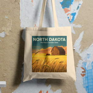 Vintag North Dakota Tragetasche