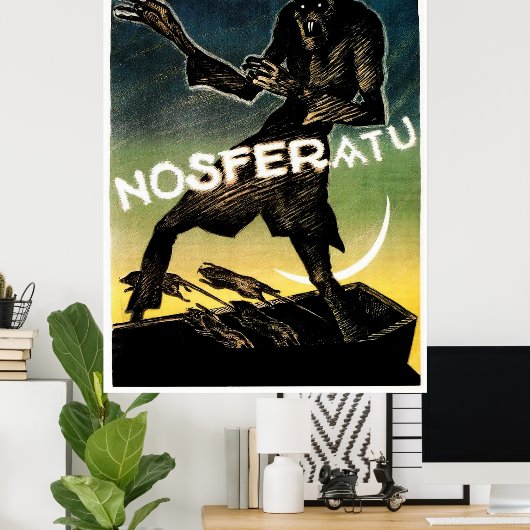 Vintag Nosferatu Australien Poster (Heimbüro)