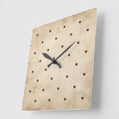 Vintag Not Quadratische Wanduhr (Winkel)