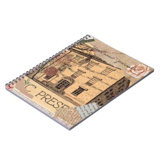 Vintag Notizblock (Linke Seite)