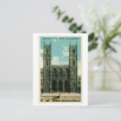 Vintag Notre Dame Kirche Montreal Postkarte (Stehend Vorderseite)