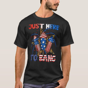 Vintag nur hier zum Knall Feuerwerke 4. Juli Pa T-Shirt