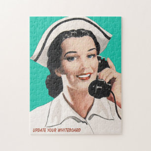 Vintag Nurse Funny Advice Jigsaw Puzzle
